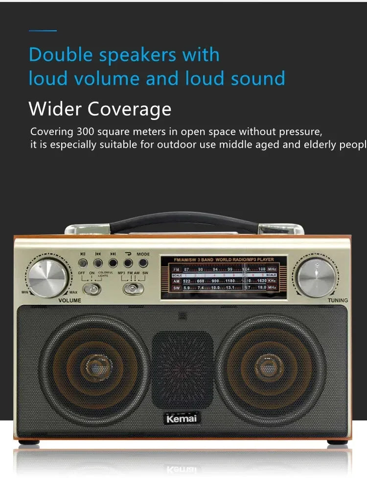 EchoWood Classic Radio Speaker