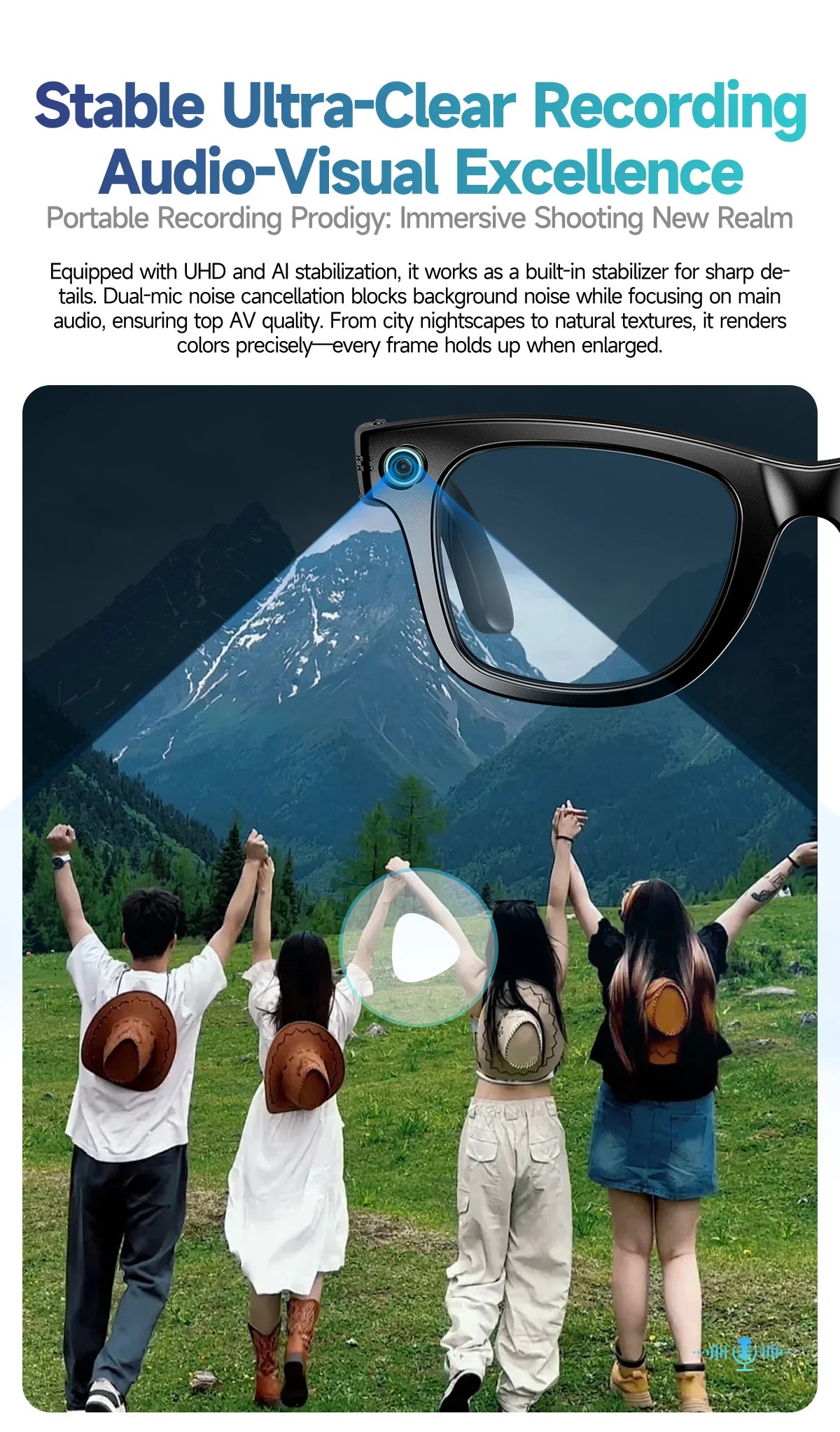 VisionPro AI Smart Glasses