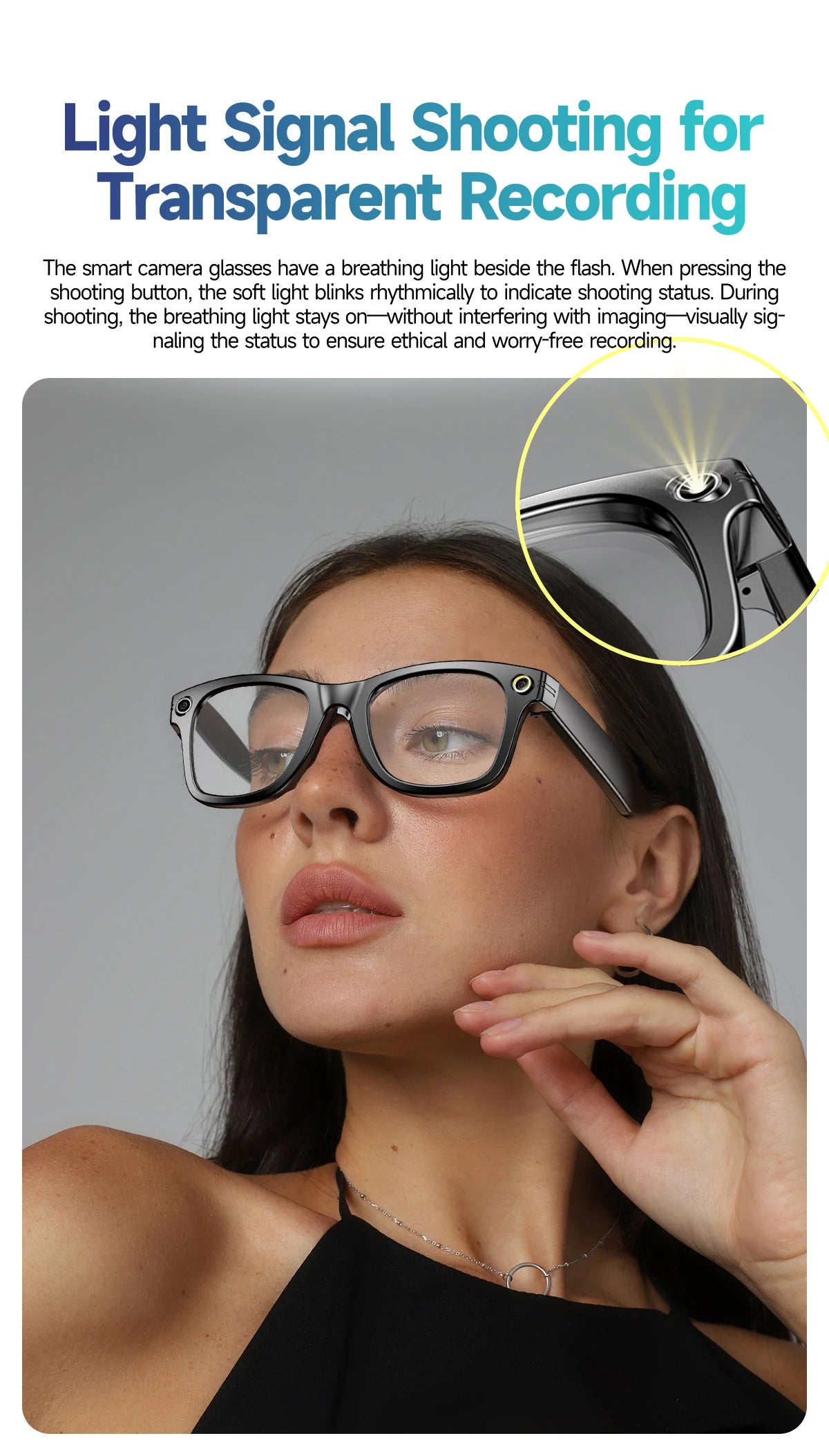 VisionPro AI Smart Glasses