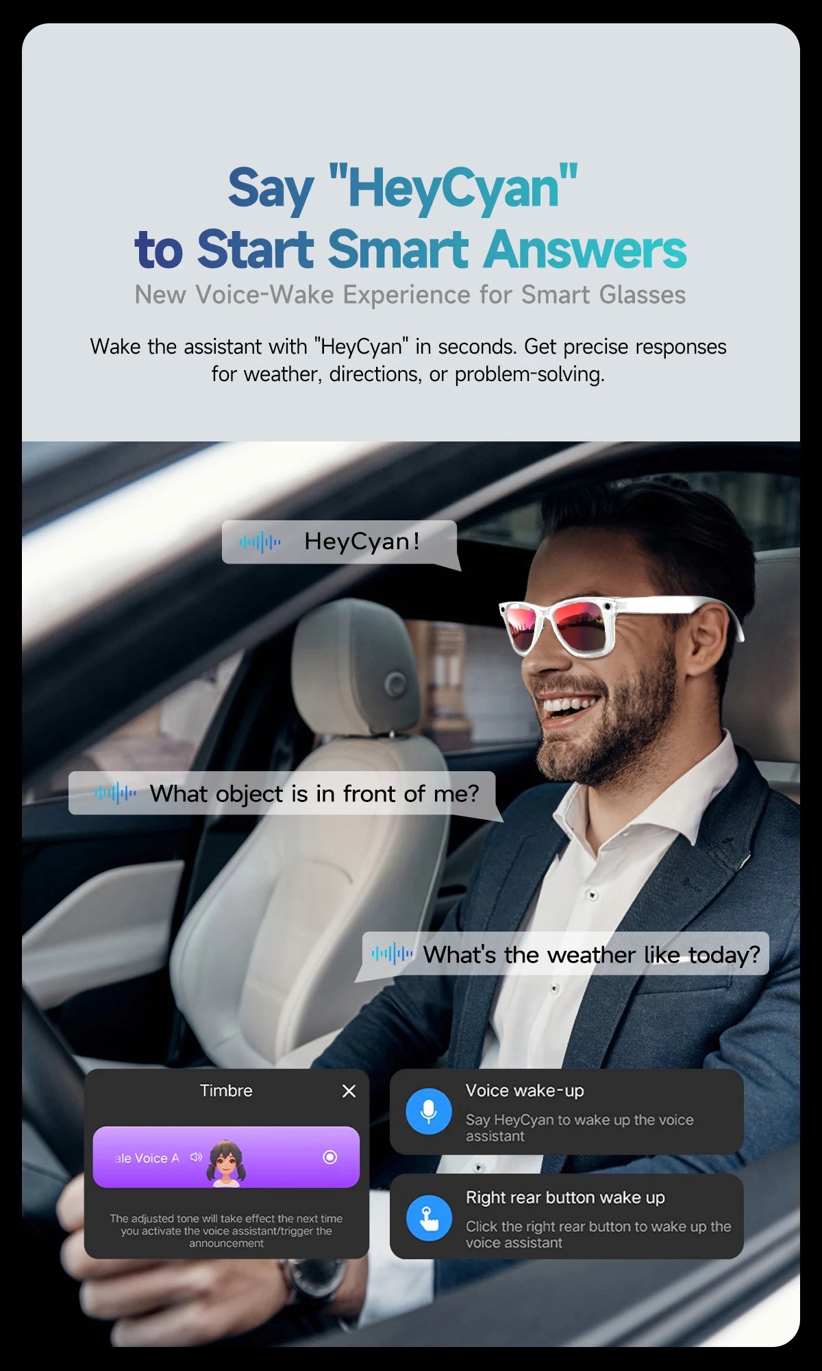 VisionPro AI Smart Glasses