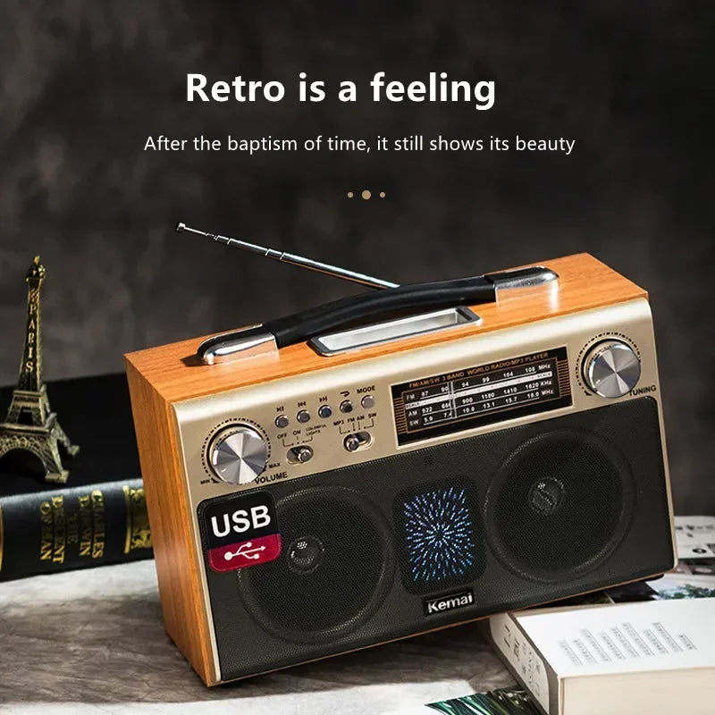 EchoWood Classic Radio Speaker