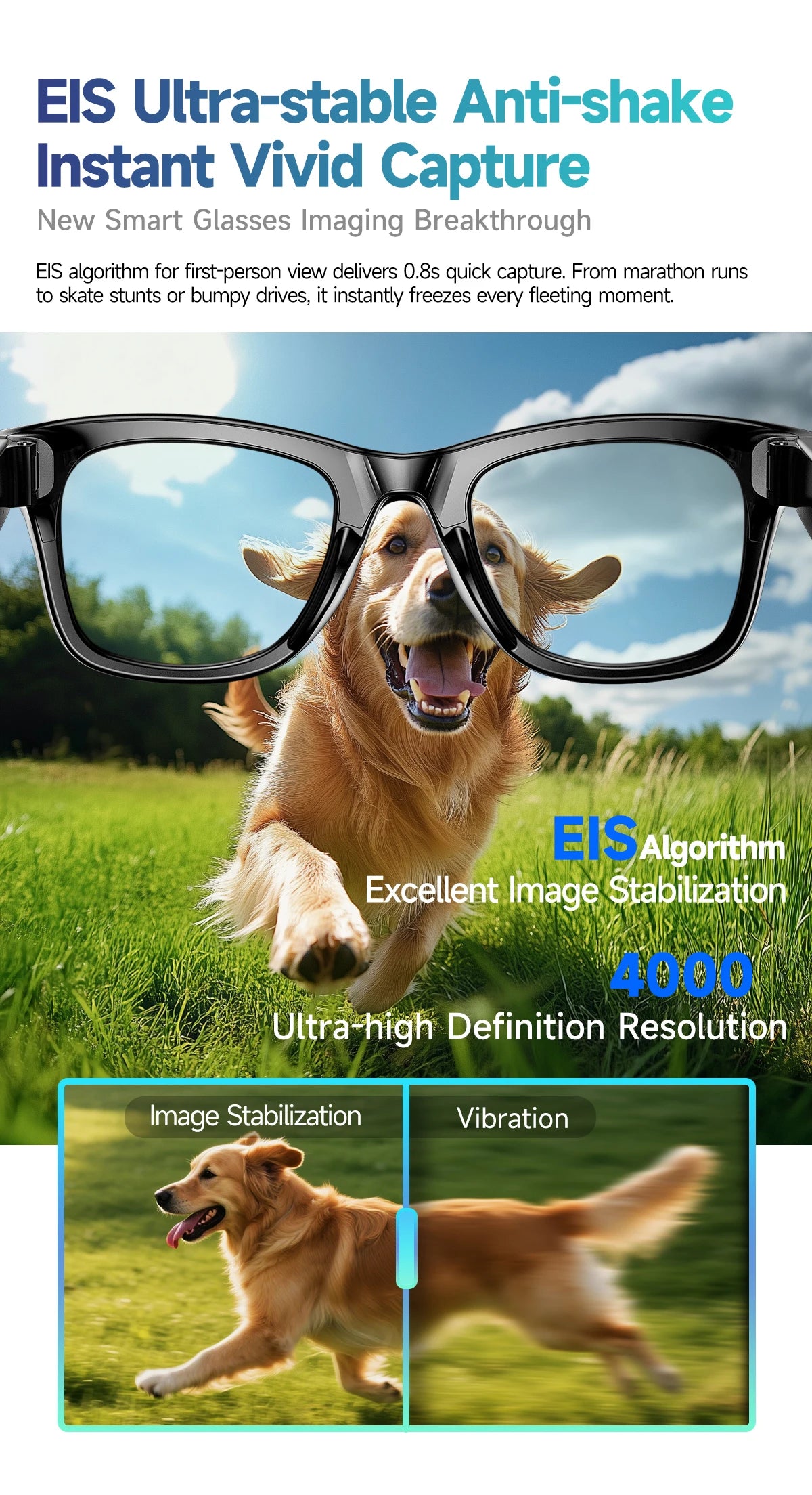 VisionPro AI Smart Glasses