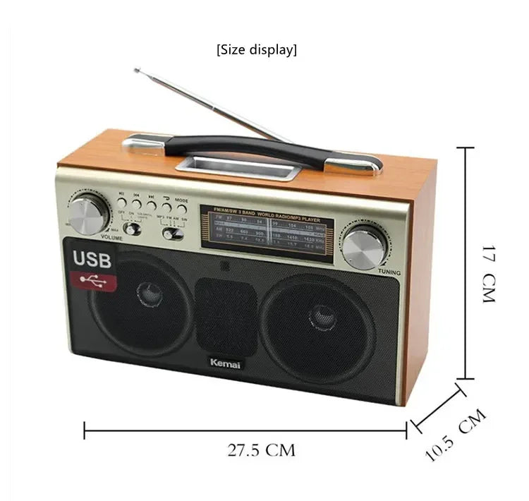 EchoWood Classic Radio Speaker