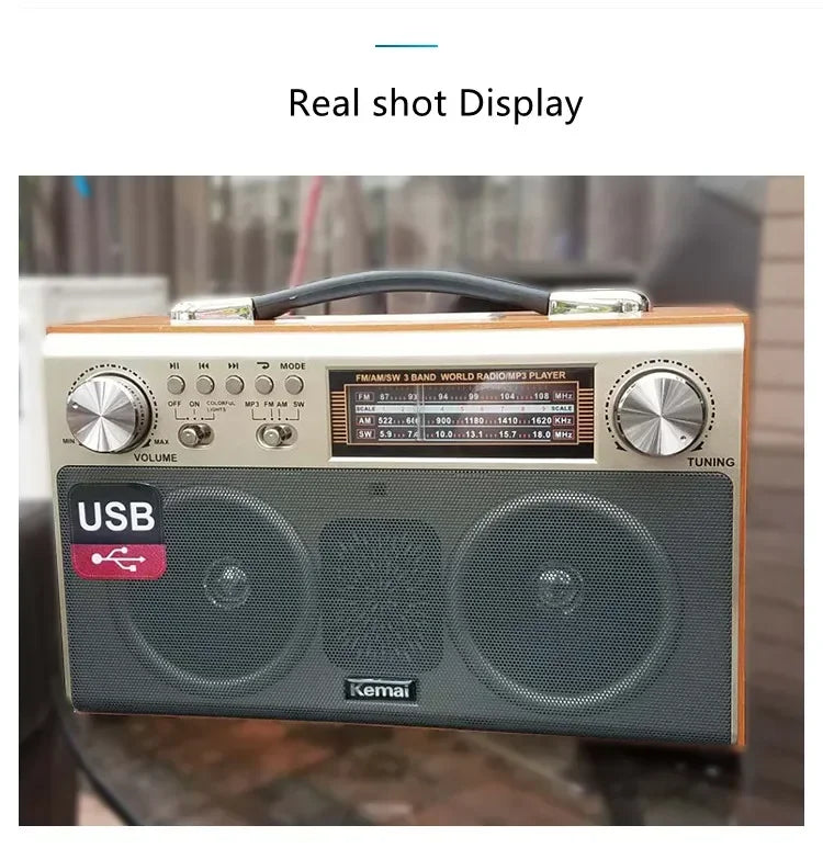 EchoWood Classic Radio Speaker