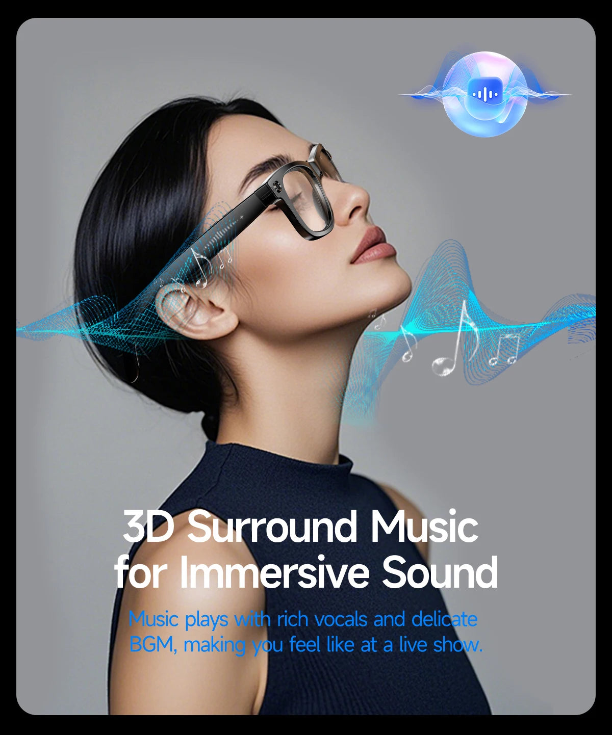 VisionPro AI Smart Glasses