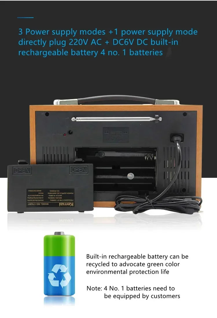 EchoWood Classic Radio Speaker