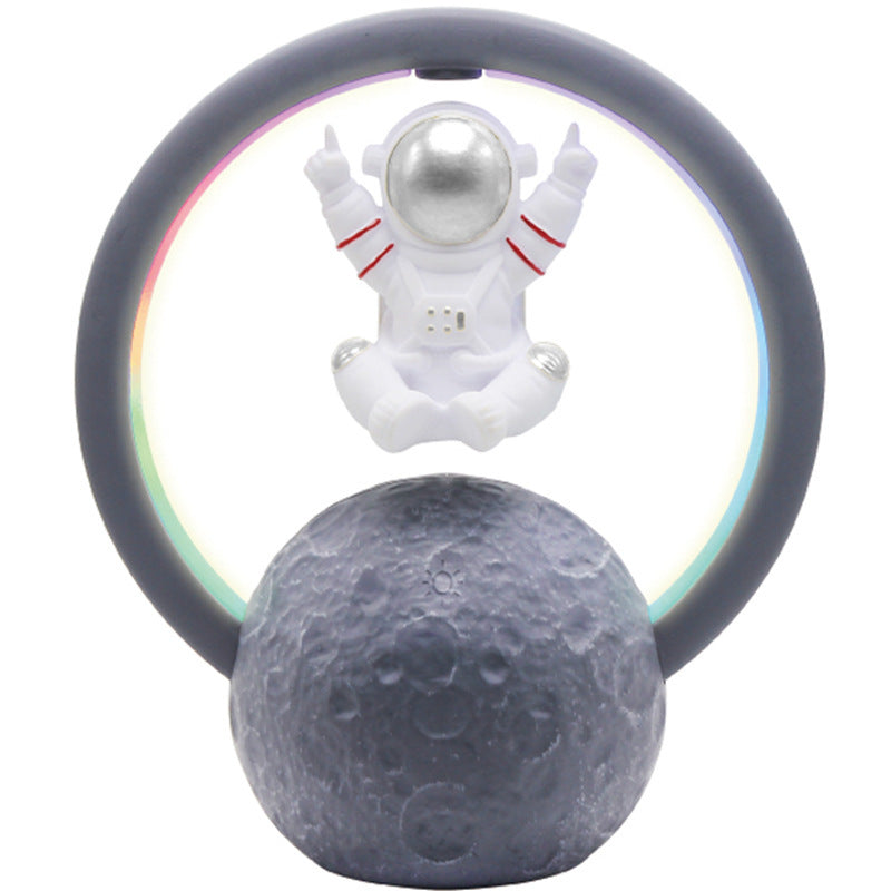 Astronaut Magnetic Levitation Bluetooth Speaker – 360° Surround Sound, RGB Lights, 1200 mAh