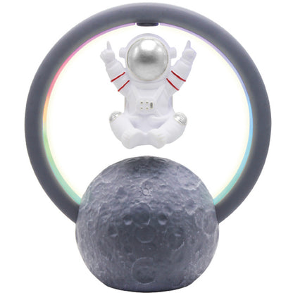Astronaut Magnetic Levitation Bluetooth Speaker – 360° Surround Sound, RGB Lights, 1200 mAh