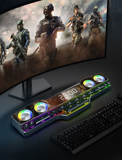 Desktop Esports Bluetooth Speaker – 10 W, USB Powered, RGB Gaming Vibes