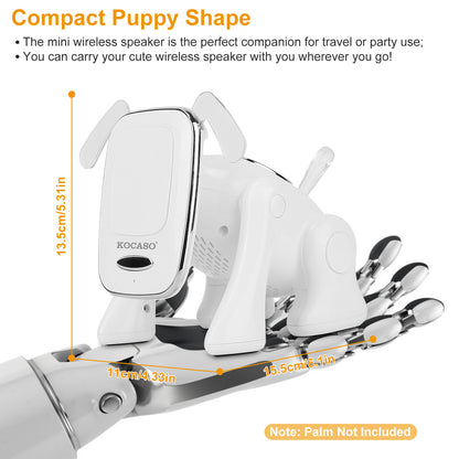 Puppy Dog Wireless Animal Speaker – Stereo, MMC Card & FM, Built-in Mic