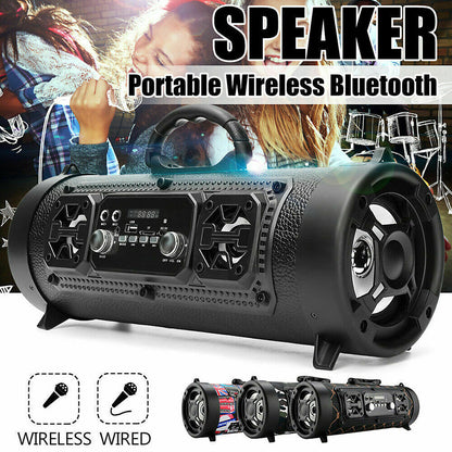 High-Power Waterproof Bluetooth Speaker – Big Bass, Long Playtime, Outdoor Ready