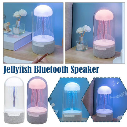 3-in-1 Jellyfish Lamp Bluetooth Speaker – 10 W, 1800 mAh Battery & RGB Light Show
