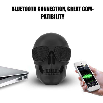Skull Head Bluetooth Speaker – 8 W, Card / U-Disk / AUX Inputs