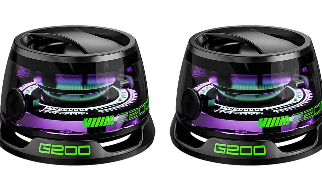 Portable Mini Bluetooth Speaker – Stereo Twin Drivers, 6-Hour Playtime, 1200mAh Battery