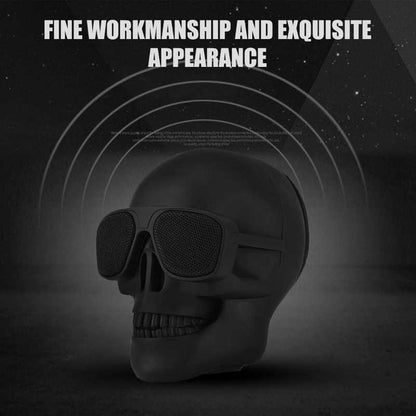 Skull Head Bluetooth Speaker – 8 W, Card / U-Disk / AUX Inputs