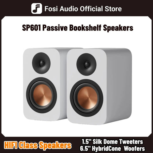 Fosi SP601 Hi-Fi Bookshelf Speakers