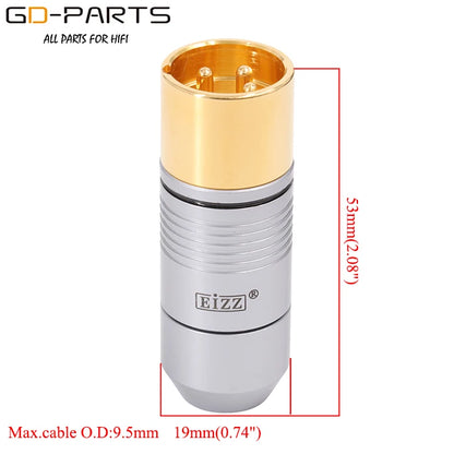 EIZZ Tellurium Copper XLR Connector