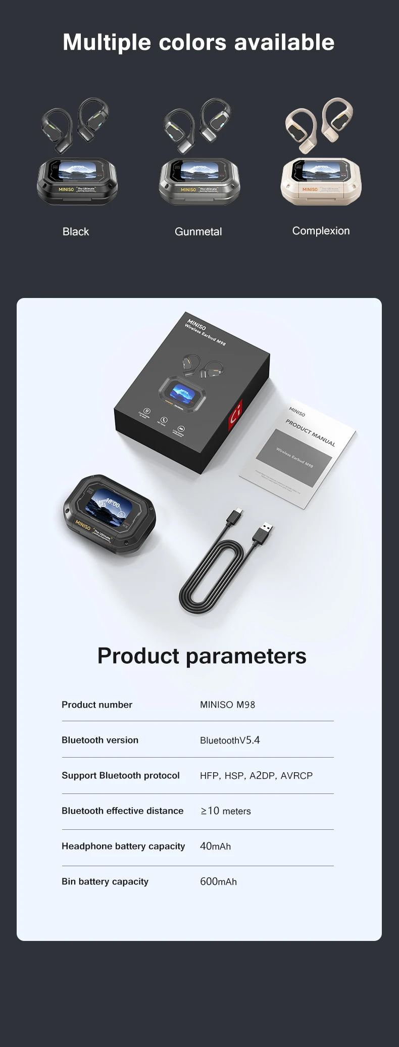 MINISO M98 Open Earbuds