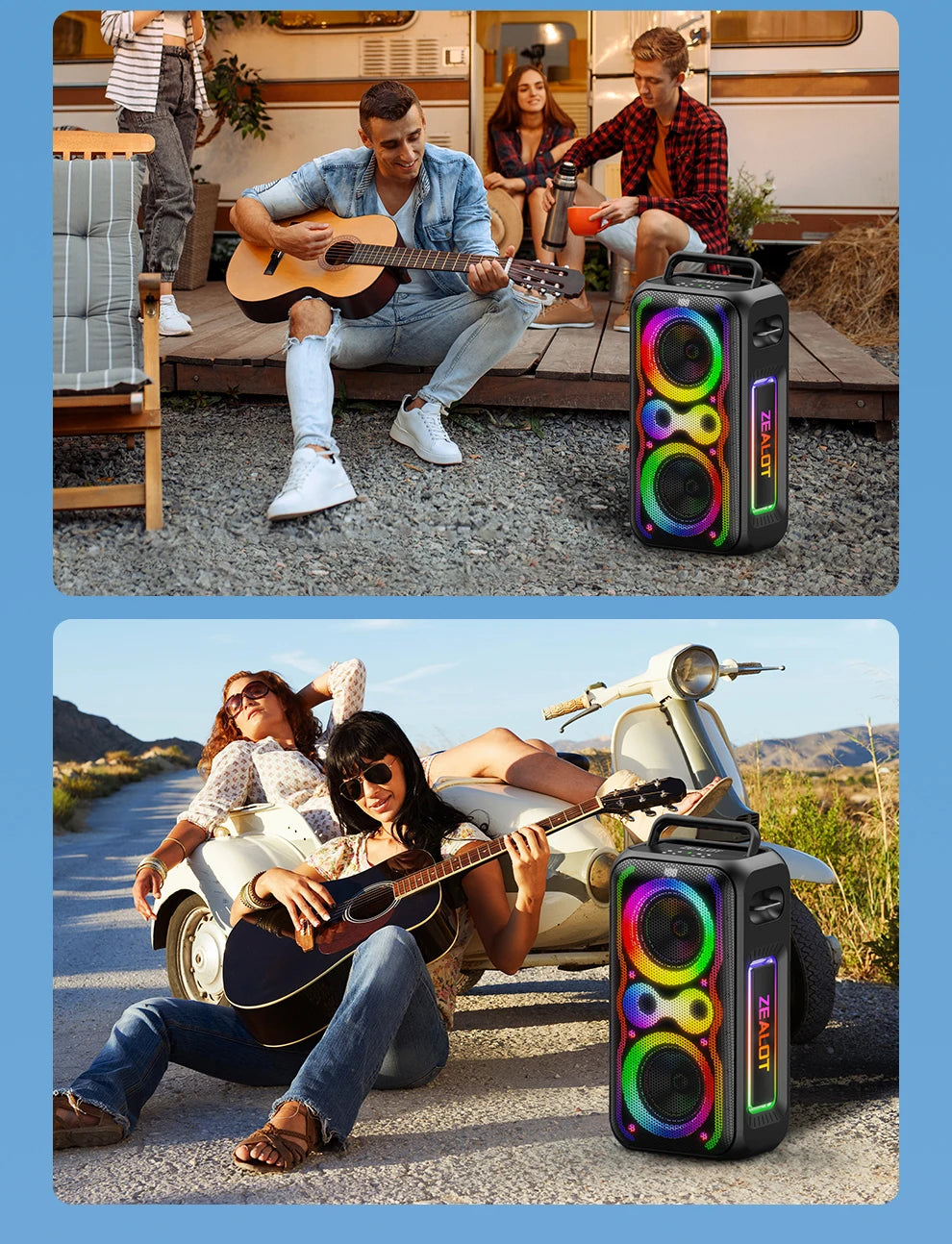 ZEALOT TIDAL PT21 Party Speaker