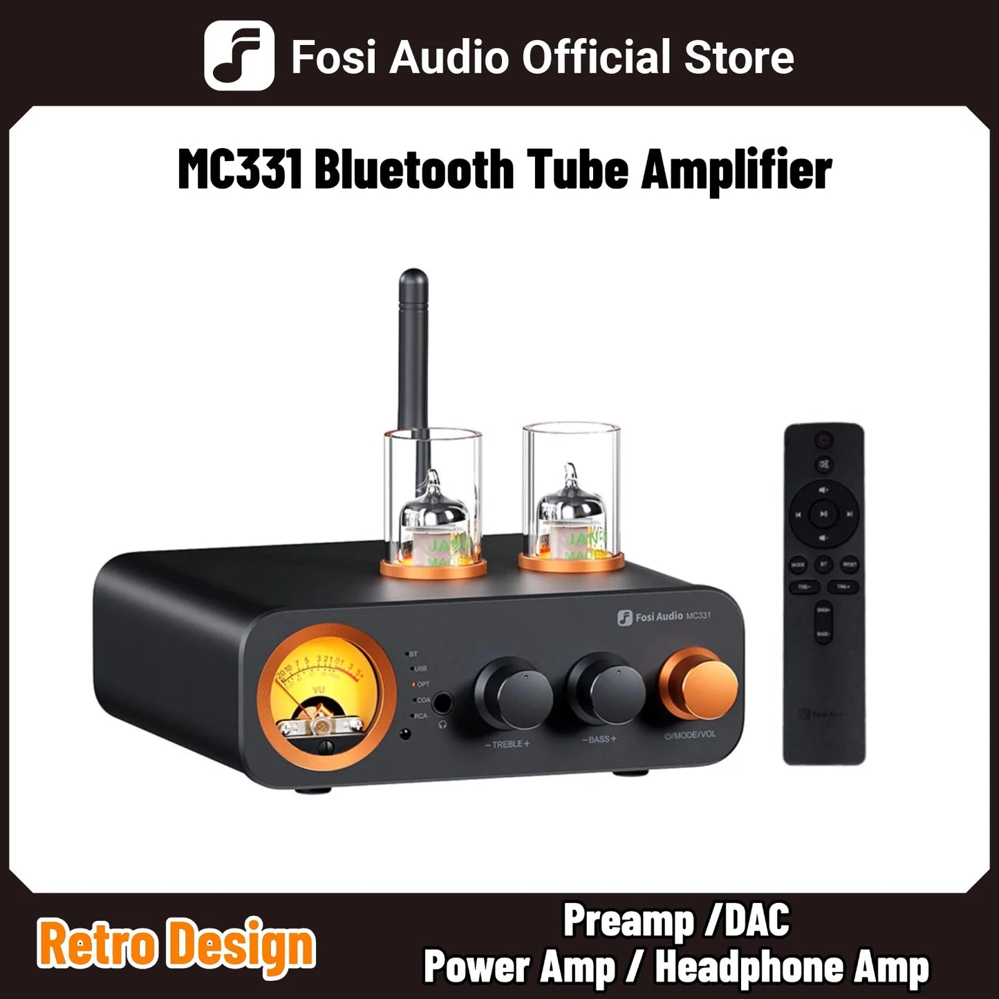 Fosi Audio MC331 HiFi Integrated Amplifier