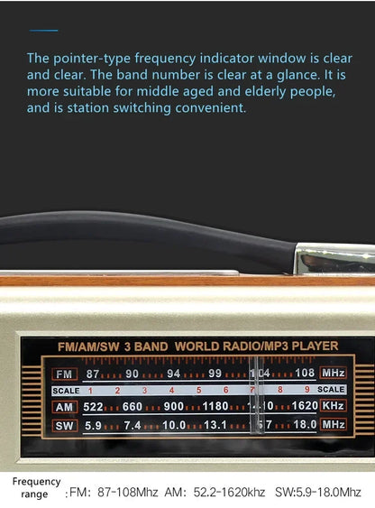 EchoWood Classic Radio Speaker
