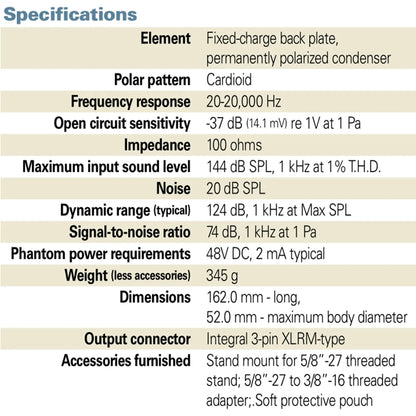 Signature Cardioid Microphone