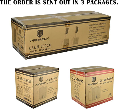 PRORECK Club 3000 4000W System