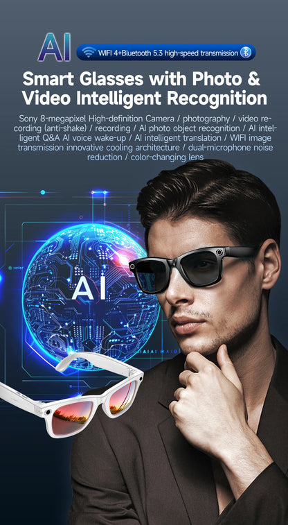 VisionPro AI Smart Glasses