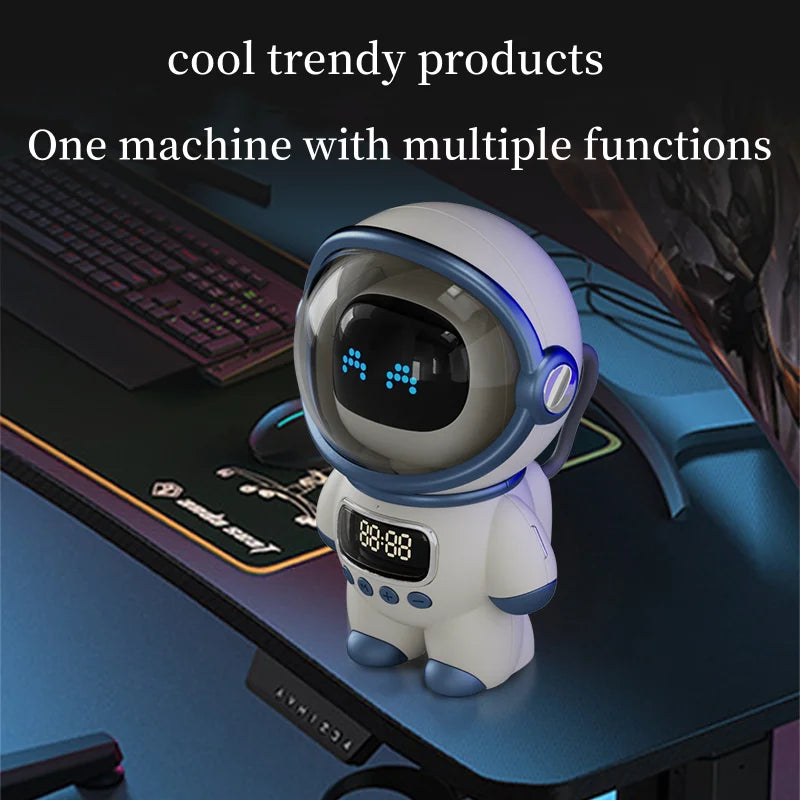 CosmoBeat™ Astronaut Bluetooth Speaker – Nightlight, FM Radio & Subwoofer