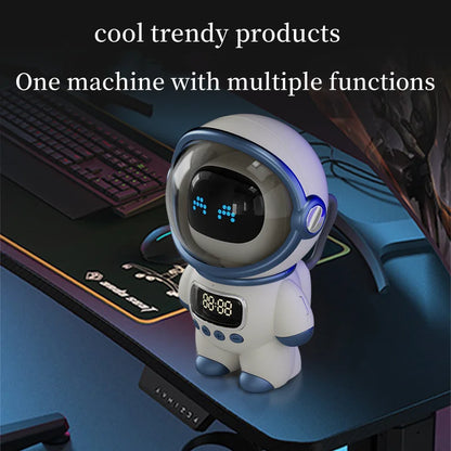 CosmoBeat™ Astronaut Bluetooth Speaker – Nightlight, FM Radio & Subwoofer