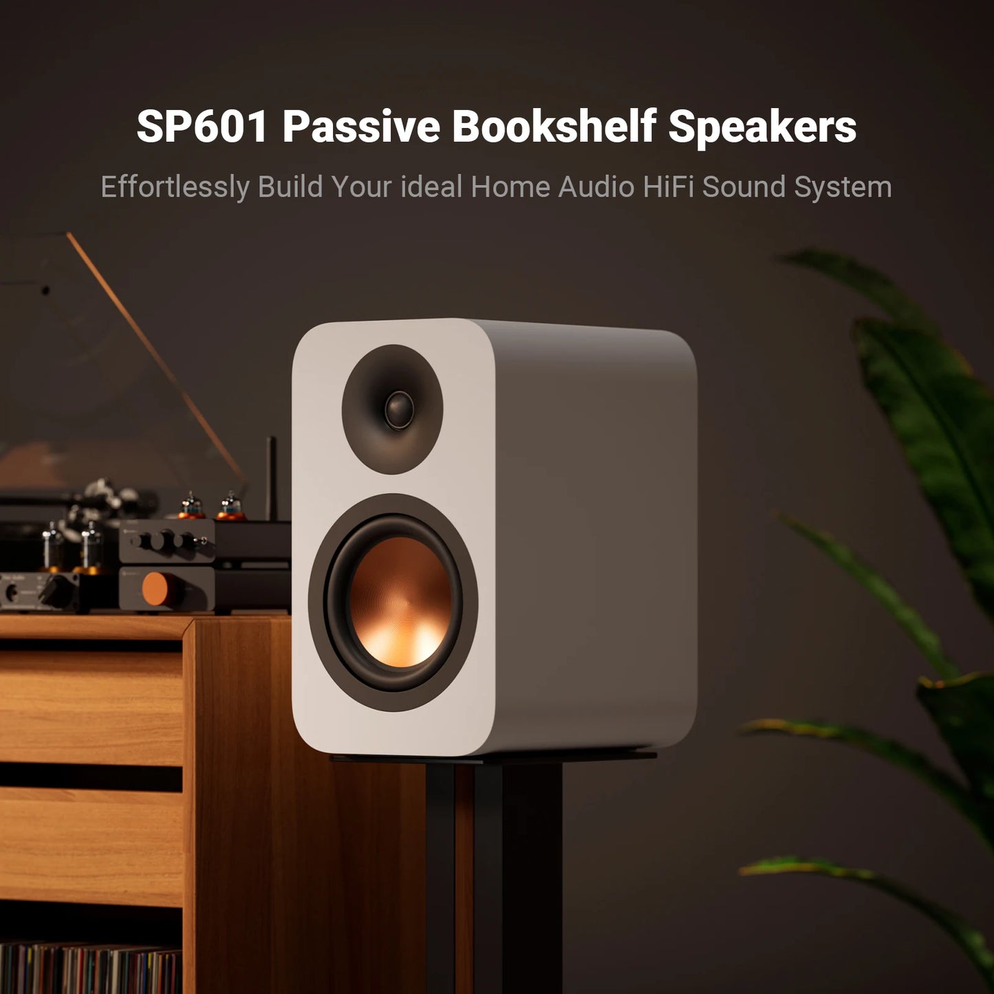 Fosi SP601 Hi-Fi Bookshelf Speakers