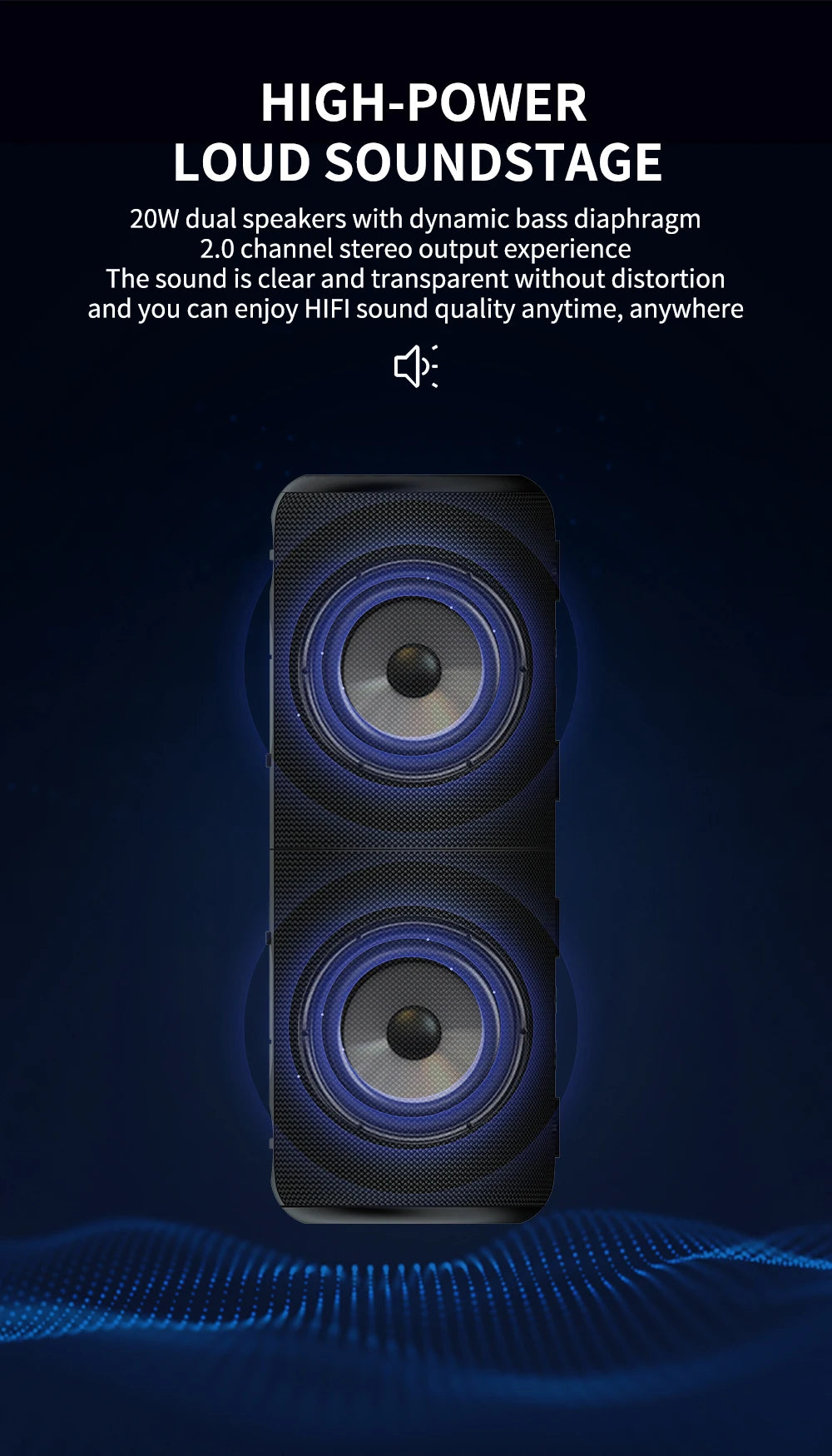 AeroSplit 20W Waterproof Speaker