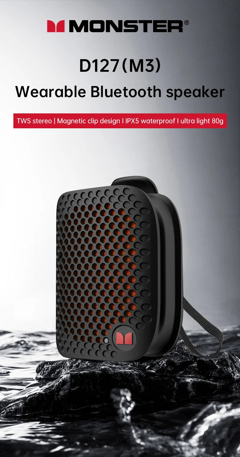 Monster M3 Clip Speaker