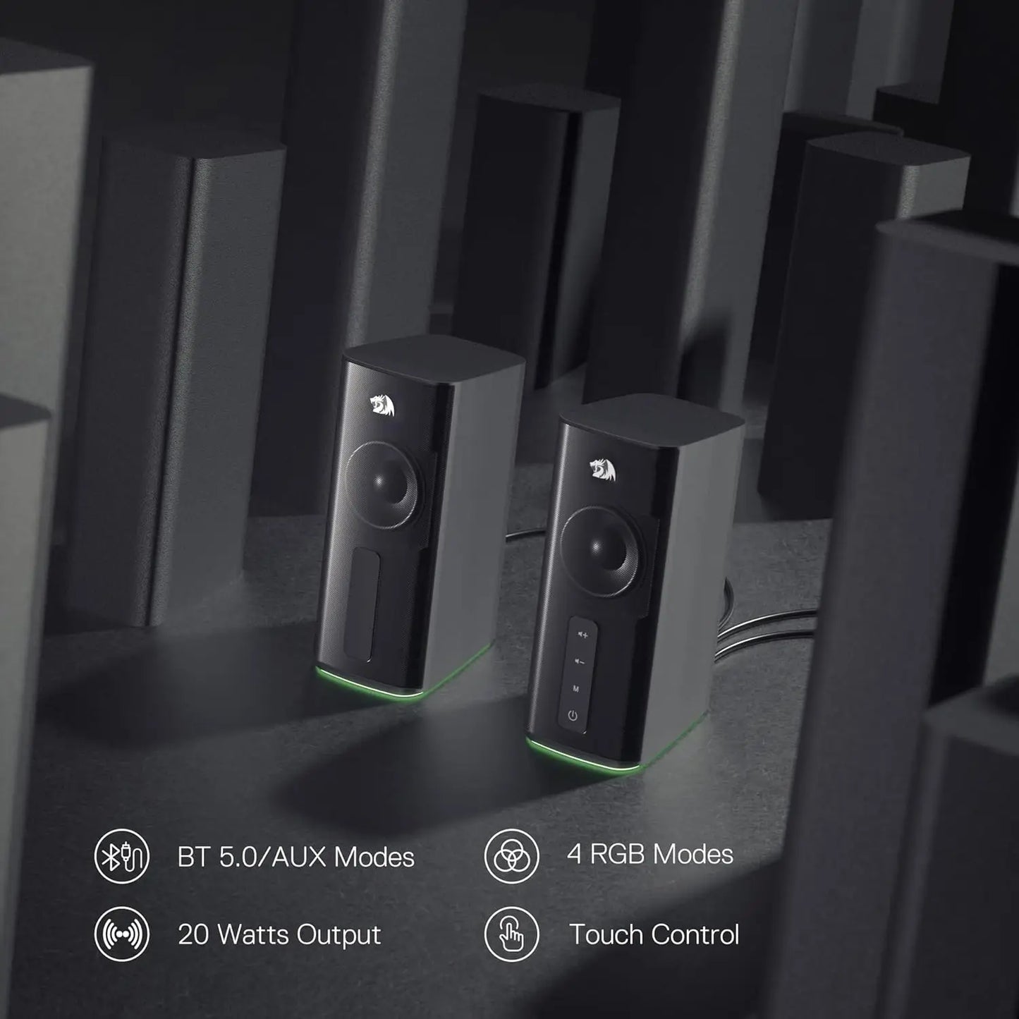 Redragon GS814 Stereo Desktop Speakers