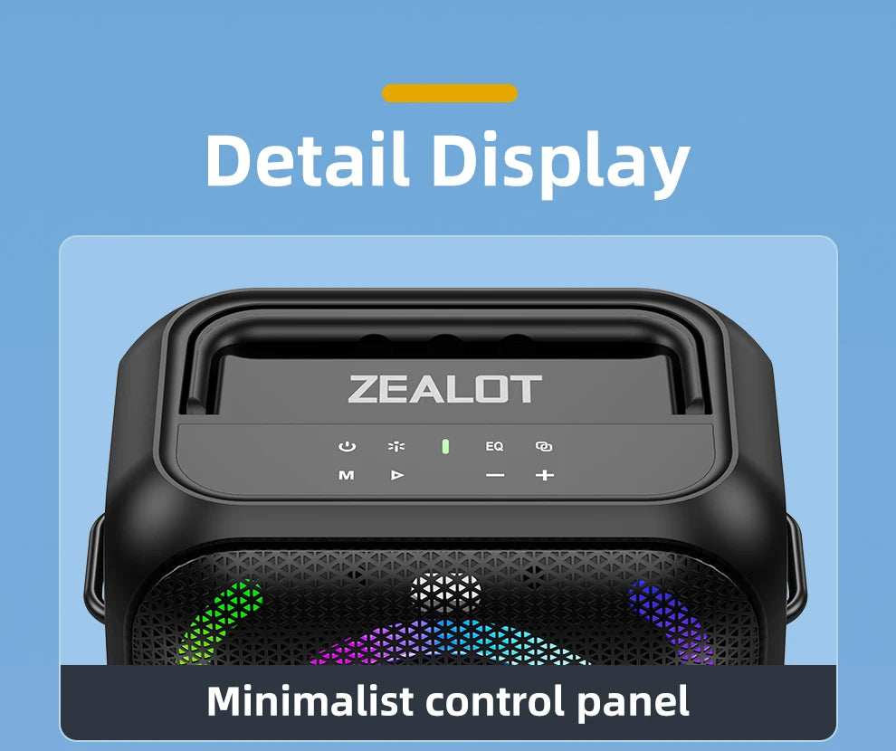 ZEALOT TIDAL PT21 Party Speaker