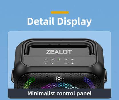 ZEALOT TIDAL PT21 Party Speaker