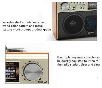 EchoWood Classic Radio Speaker