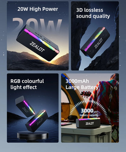 Zealot S72 Portable Speaker