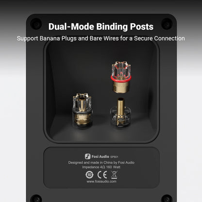 Fosi SP601 Hi-Fi Bookshelf Speakers