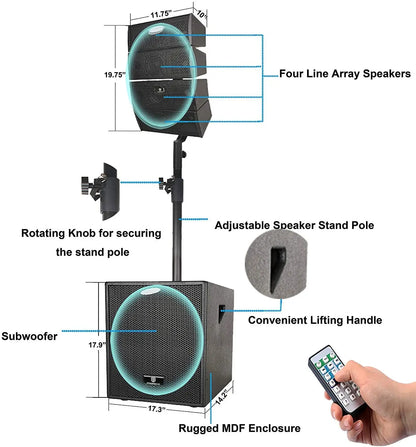 PRORECK Club 3000 4000W System
