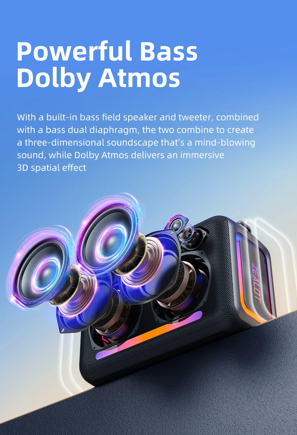 ZEALOT S95 Power Speaker