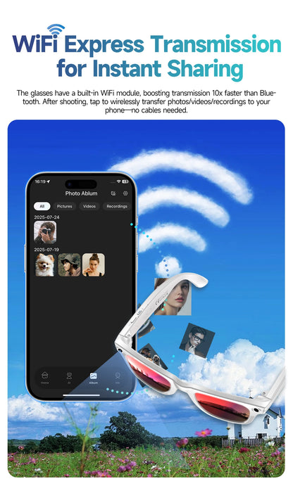 VisionPro AI Smart Glasses