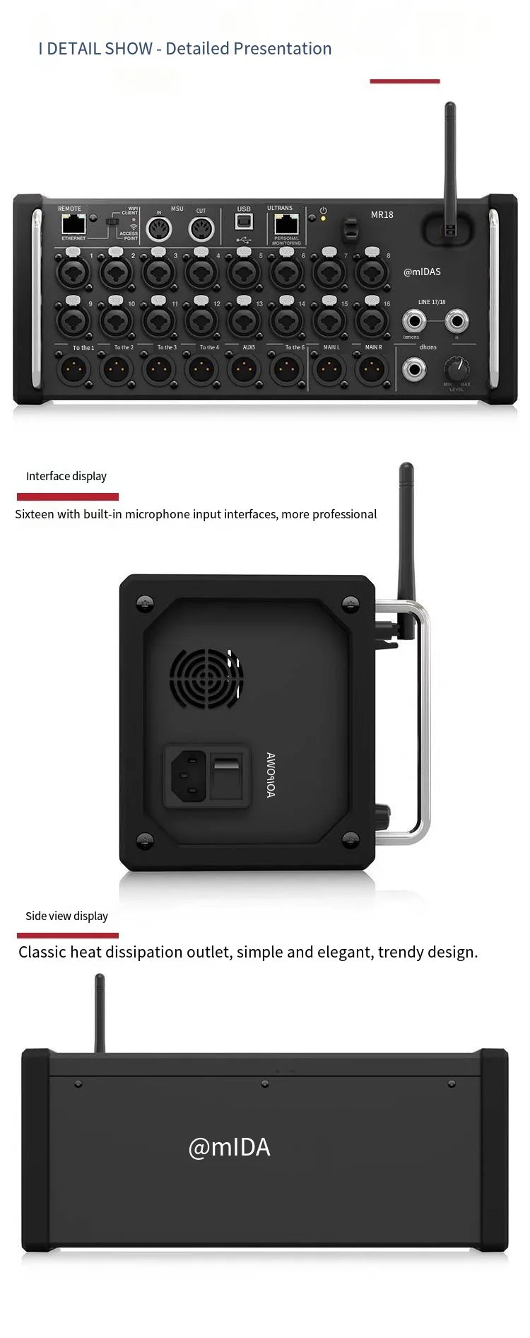 Midas Live Digital Mixer