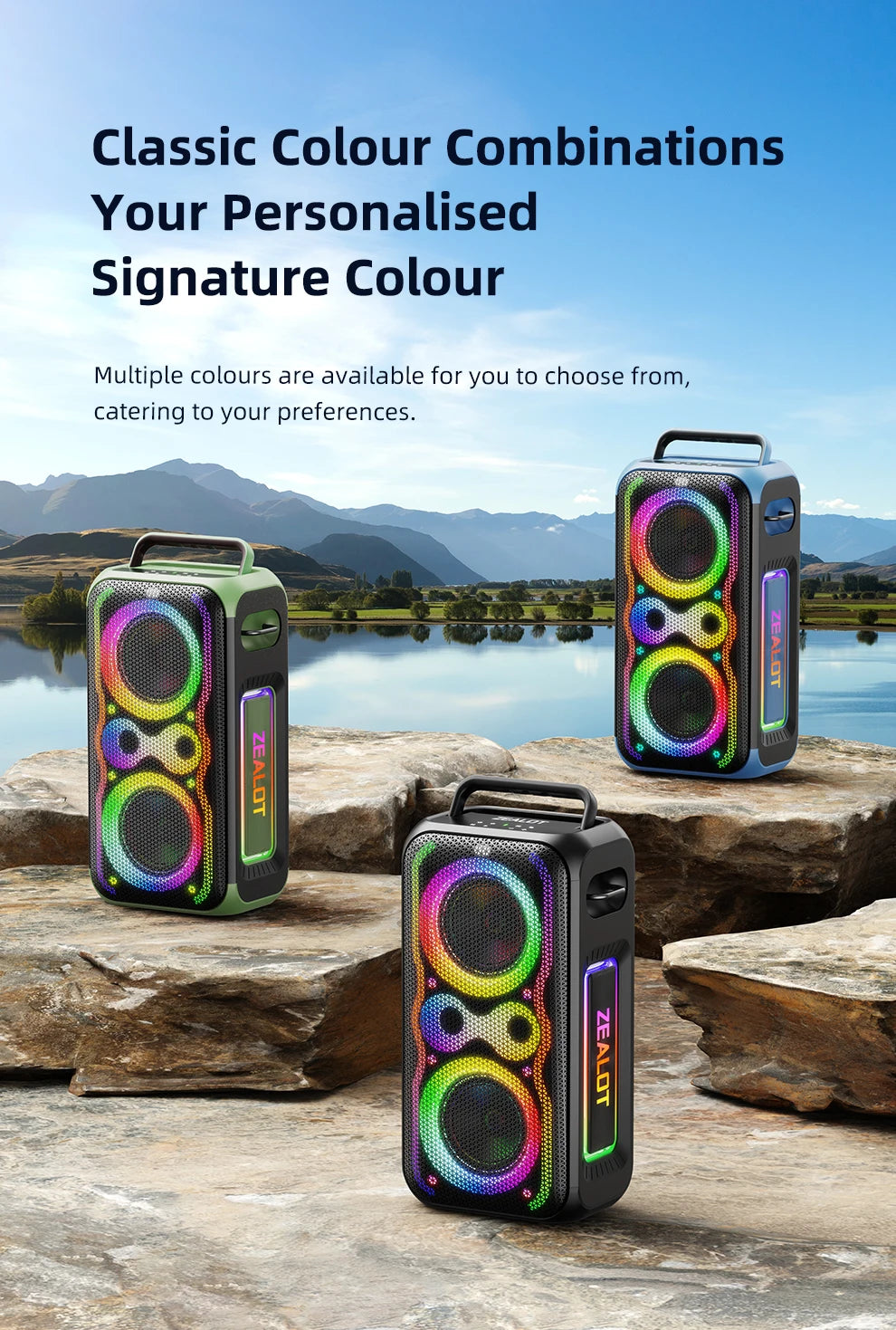 ZEALOT TIDAL PT21 Party Speaker