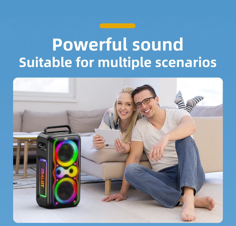 ZEALOT TIDAL PT21 Party Speaker