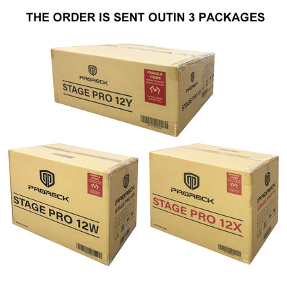 PRORECK 8000W Dual 12" Line Array System