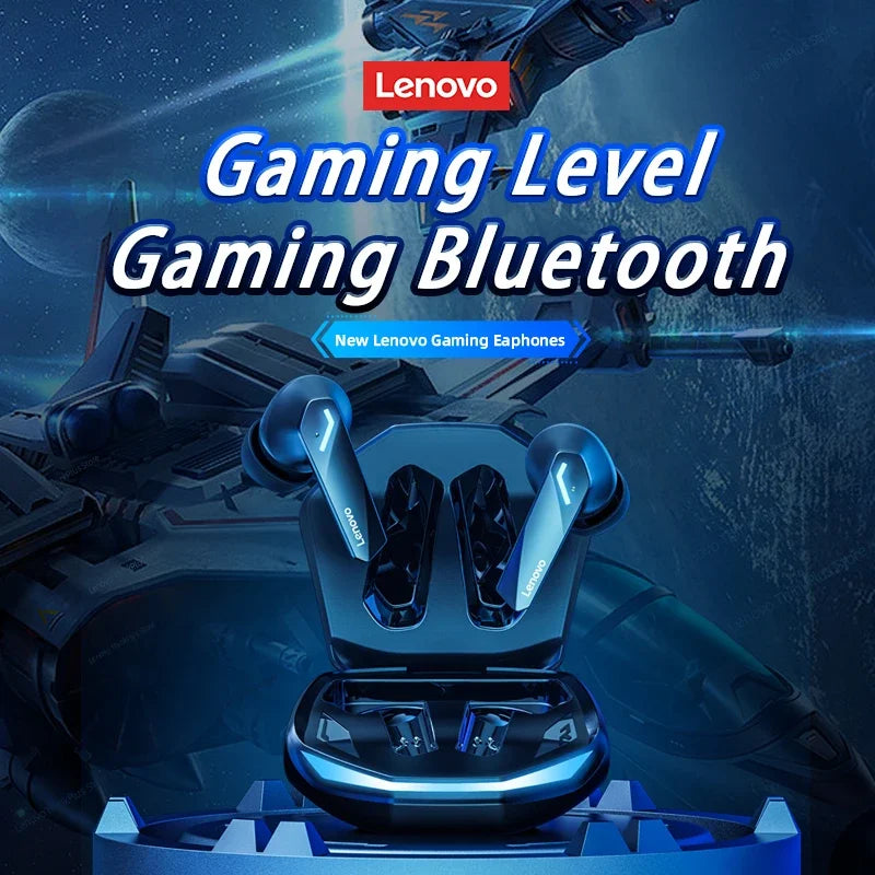 Lenovo GM2 Pro Gaming Earphones – Bluetooth 5.3, 30-Hour Case, Dual-Mode