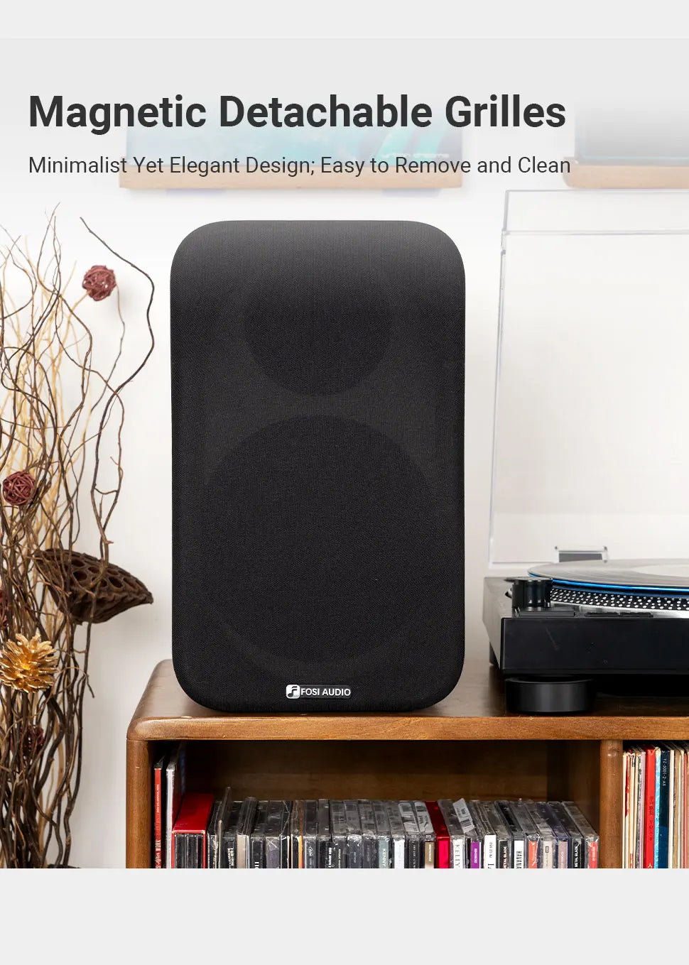 Fosi SP601 Hi-Fi Bookshelf Speakers