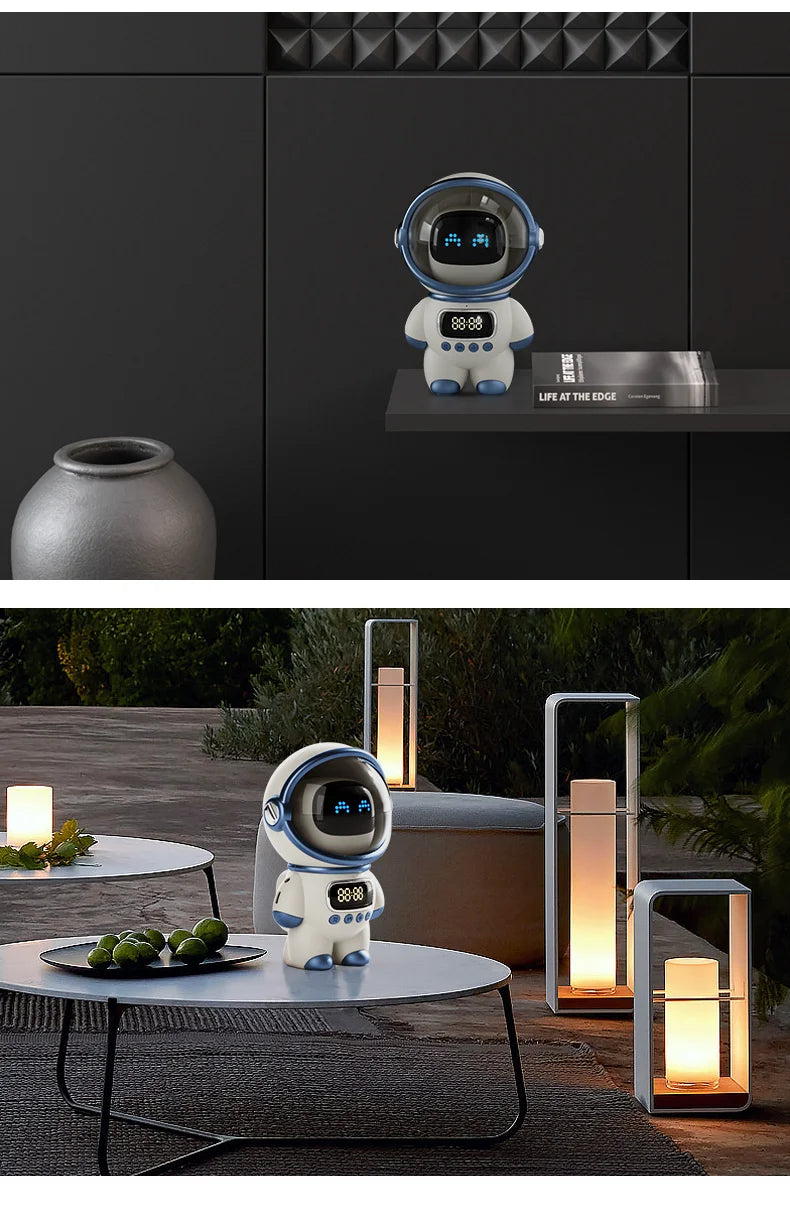 CosmoBeat™ Astronaut Bluetooth Speaker – Nightlight, FM Radio & Subwoofer