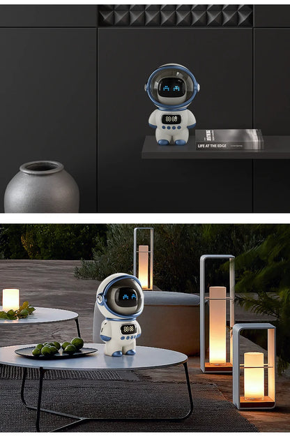 CosmoBeat™ Astronaut Bluetooth Speaker – Nightlight, FM Radio & Subwoofer